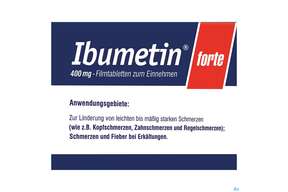 Ibumetin Filmtabl Forte 400mg 20st, A-Nr.: 2420278 - 01