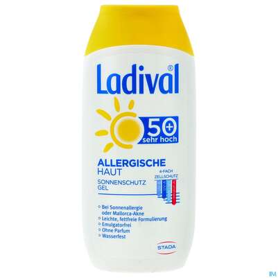 Sonnenprodukte Ladival/allerg Gel F50+ 200ml, A-Nr.: 3707378 - 01