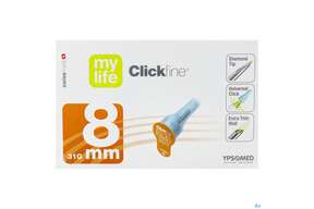 Diagnostika U.zubehoer Mylife Clickfine Pen-nadeln 31gx 8mm 100st, A-Nr.: 3943647 - 01