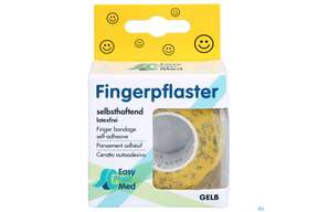 Easyplast Med Fingerpflaster 2,5cmx 5m Smiley 1st, A-Nr.: 5723683 - 01