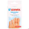 Sie sehen eine Packung Gehwol Zehenteiler Gel Klein Nr 64039 3st, Produktbild: 01 Gehwol Zehenteiler Gel Klein Nr 64039 3st, A-Nr.: 2525994 - 01