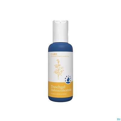 Sie sehen eine Packung Helfe Duschgel/care Haferstrohextrakt 200ml, Produktbild: 01 Helfe Duschgel/care Haferstrohextrakt 200ml, A-Nr.: 4891208 - 01