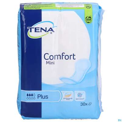 Sie sehen eine Packung Inkontinenz Tena Comfort Einlage Mini Plus 761425 30st, Produktbild: 01 Inkontinenz Tena Comfort Einlage Mini Plus 761425 30st, A-Nr.: 4854093 - 01