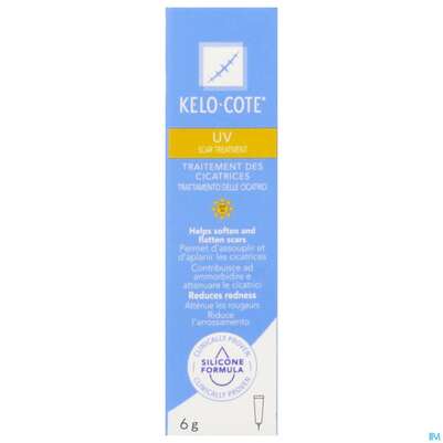 Sie sehen eine Packung Kelo-cote Silikon Gel Zur Narbenbehandlung Integrierter Uv Schutz 6g, Produktbild: 01 Kelo-cote Silikon Gel Zur Narbenbehandlung Integrierter Uv Schutz 6g, A-Nr.: 4275745 - 01