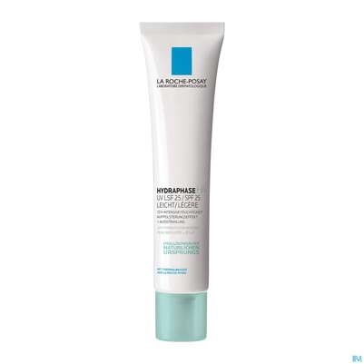 Sie sehen eine Packung La Roche Posay Hydraphase/ha Feuchtigkeitscreme Uv Leicht 40ml, Produktbild: 13 La Roche Posay Hydraphase/ha Feuchtigkeitscreme Uv Leicht 40ml, A-Nr.: 5716016 - 13