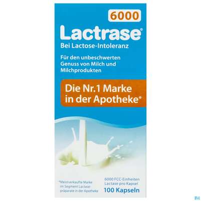 Lactrase Kapseln 6.000 Fcc -pro Natura 100st, A-Nr.: 3973128 - 01