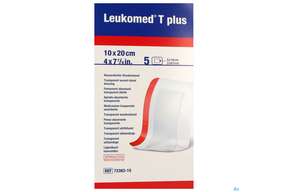 Wundverband Leukomed T Plus Folienverband/+auflage Steril 10x20cm 5st, A-Nr.: 3942406 - 01