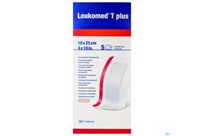 Wundverband Leukomed T Plus Folienverband/+auflage Steril 10x25cm 5st, A-Nr.: 3942375 - 01
