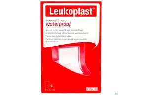 Wundverband Leukomed/t Plus/leukopor Folienverband/+auflage Steril 7,2x 5cm 5st, A-Nr.: 4746707 - 01