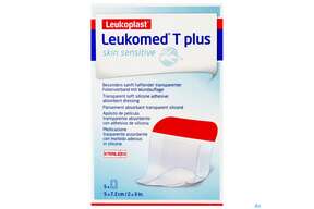 Wundverband Leukomed T Plus/skin Sensitiv Folienverband +auflage Steril 5x7,2 Cm 5st, A-Nr.: 5267618 - 01