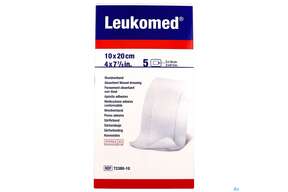 Wundverband Leukomed/steril Verklebungsschutz 10x20cm 5st, A-Nr.: 3896882 - 01
