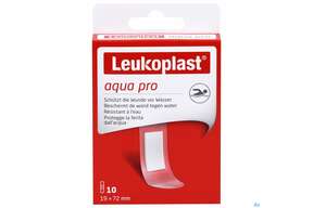 Wundpflaster Leukoplast/aqua Pro Wasserdicht 19x72mm 10st, A-Nr.: 4369073 - 01