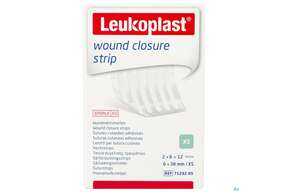 Wundverband Wundnahtstreifen/steril Leukoplast/weiss Closure Strip 6x 38mm 12st, A-Nr.: 3478920 - 01
