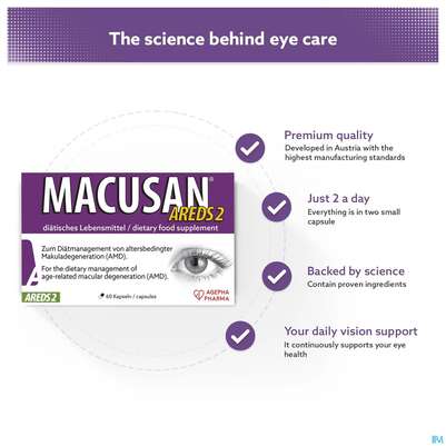 Macusan Kapseln Areds 2 60st, A-Nr.: 4252158 - 06
