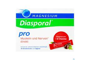 Magnesium Diasporal/pro/direkt +b-vitamin Muskel +nerven 30st, A-Nr.: 5722407 - 01