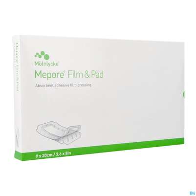 Mepore/film +pad/pharm 9x 20cm 5st, A-Nr.: 3743813 - 02