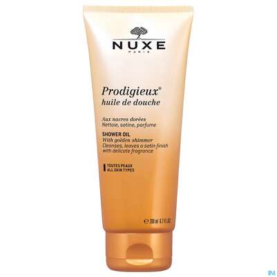 Sie sehen eine Packung Nuxe Huile/prodigieux De Douche Duschoel 200ml, Produktbild: 02 Nuxe Huile/prodigieux De Douche Duschoel 200ml, A-Nr.: 4606490 - 02