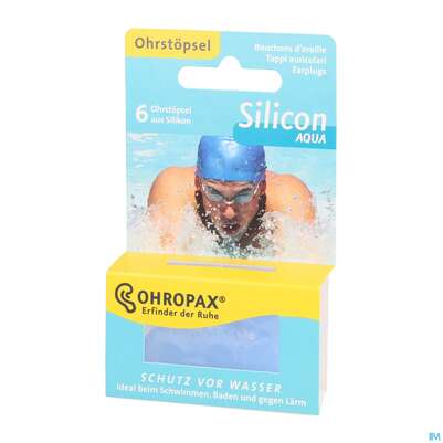 Ohrenschutz Ohropax Silicon G.laerm/wasser/wind Aqua 6st, A-Nr.: 4159306 - 06