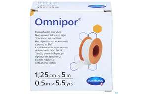 Fixierpflaster Omnipor 5mx 1,25cm 1st, A-Nr.: 1566040 - 01