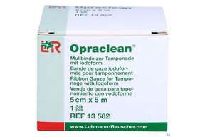 Mullbinden Opraclean +jodoform 5mx 5cm 1st, A-Nr.: 3610087 - 01