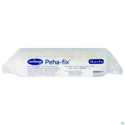 Sie sehen eine Packung Elastische Binden Peha-fix Fixierbinde 4mx 10cm 1st, Produktbild: 01 Elastische Binden Peha-fix Fixierbinde 4mx 10cm 1st, A-Nr.: 4902828 - 01