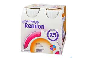 Renilon 125ml Vitalflasche 7.5 Karamel 4st, A-Nr.: 4119755 - 01
