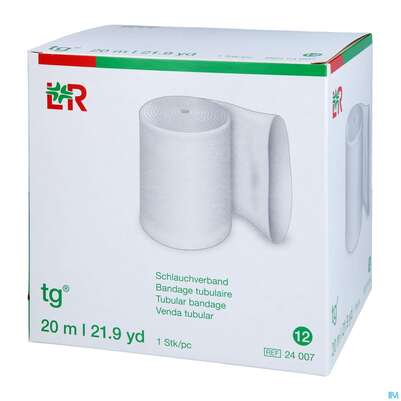 Sie sehen eine Packung Schlauchverband Tg Gr 12 12cm Oberschenkel Extra Gross, Kinderr. 20m, Produktbild: 02 Schlauchverband Tg Gr 12 12cm Oberschenkel Extra Gross, Kinderr. 20m, A-Nr.: 2364812 - 02