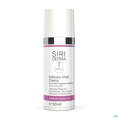Siriderma Exklusiv Vital Creme Ohne Duftstoffe Spend 50ml, A-Nr.: 3846654 - 01