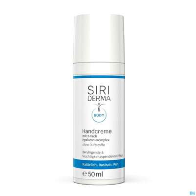 Sie sehen eine Packung Siriderma Handcreme Ohne Duftstoffe 50ml, Produktbild: 02 Siriderma Handcreme Ohne Duftstoffe 50ml, A-Nr.: 4339818 - 02