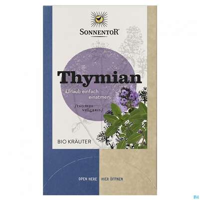 Sonnentor Tee/bio Thymian Doppelkammmerbtl 02557 18st, A-Nr.: 5048313 - 03