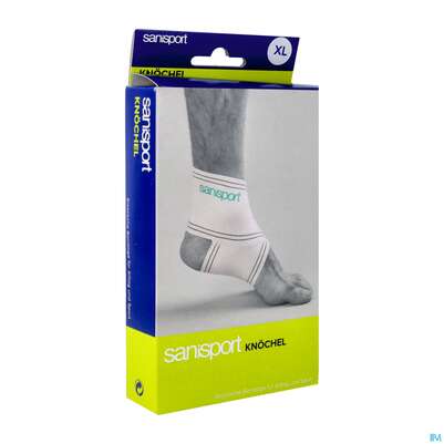 Sie sehen eine Packung Sprunggelenksbandagen Sanisport Xl Nr 222200 1st, Produktbild: 02 Sprunggelenksbandagen Sanisport Xl Nr 222200 1st, A-Nr.: 1617139 - 02