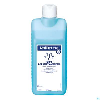 Sie sehen eine Packung Sterillium lösung Z Anwendung A.d.haut 1l, Produktbild: 02 Sterillium lösung Z Anwendung A.d.haut 1l, A-Nr.: 2163947 - 02