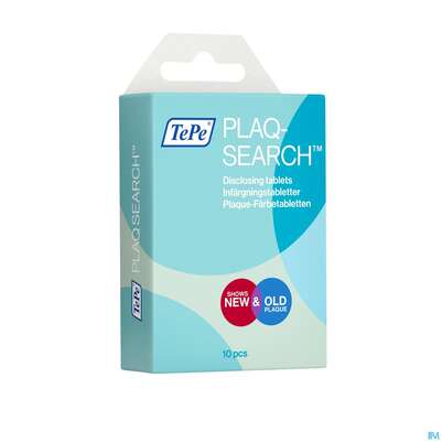 Sie sehen eine Packung Tepe Plaquesearch Tabl 10st, Produktbild: 02 Tepe Plaquesearch Tabl 10st, A-Nr.: 4098013 - 02
