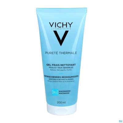 Sie sehen eine Packung Vichy Purete Thermal Reinigungsgel 200ml, Produktbild: 01 Vichy Purete Thermal Reinigungsgel 200ml, A-Nr.: 5762795 - 01
