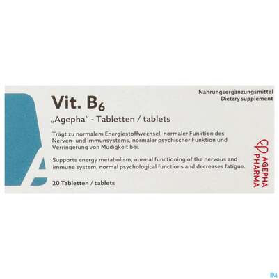 Vitamin B6 Tabl Dl 20st, A-Nr.: 4338167 - 01