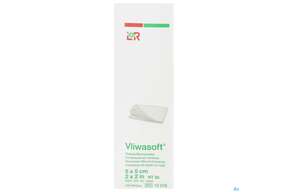 Vlieskompressen Vliwasoft 6fach/unsteril Lose 5x 5cm 100st, A-Nr.: 1372790 - 01