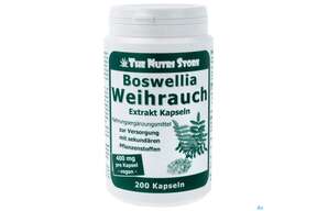 Weihrauch Extrakt Boswellia 400mg Vegan 200st, A-Nr.: 3203784 - 01