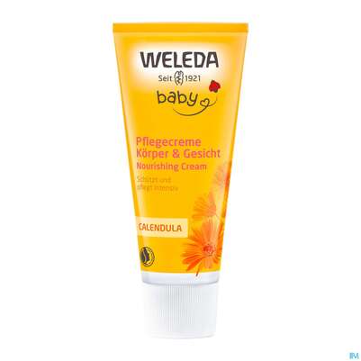 Sie sehen eine Packung Weleda Calendula Pflegecreme Koerper & Gesicht 75ml, Produktbild: 03 Weleda Calendula Pflegecreme Koerper & Gesicht 75ml, A-Nr.: 3015060 - 03