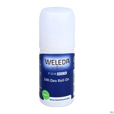 Sie sehen eine Packung Weleda For Men 24h Deo Roll-on 50ml, Produktbild: 02 Weleda For Men 24h Deo Roll-on 50ml, A-Nr.: 4540207 - 02