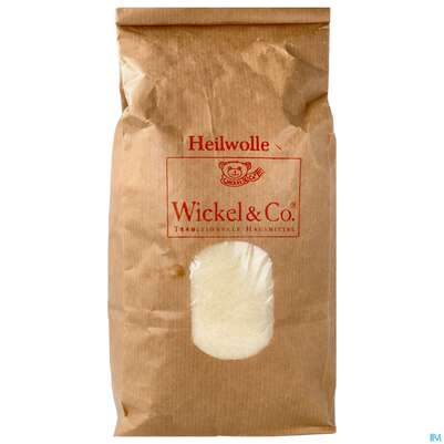 Sie sehen eine Packung Wickel & Co Tradition.hausmittel Heilwolle 100g, Produktbild: 01 Wickel & Co Tradition.hausmittel Heilwolle 100g, A-Nr.: 4839490 - 01