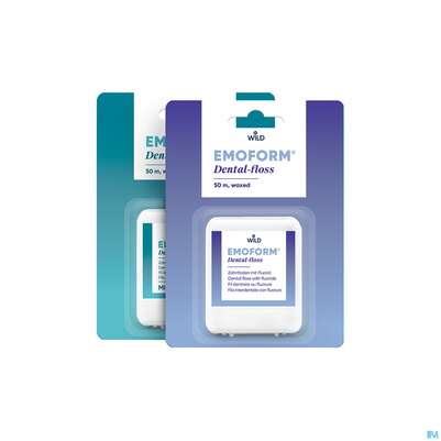 Zahnseide Emoform Dental Floss Waxed Mint 50m, A-Nr.: 4124182 - 02