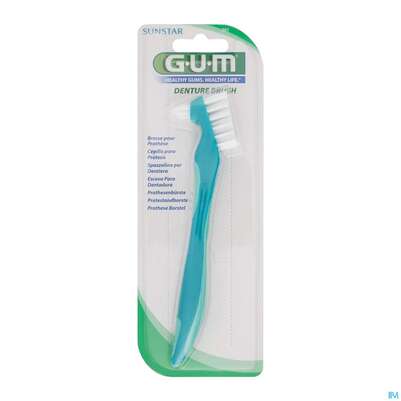 Sie sehen eine Packung Zahnbuersten Gum/spezial Prothesenbuerste Hart 201 1st, Produktbild: 01 Zahnbuersten Gum/spezial Prothesenbuerste Hart 201 1st, A-Nr.: 3115672 - 01