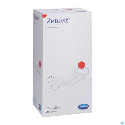 Zetuvit Saugkompressen Steril 10x 20cm 25st, A-Nr.: 1166487 - 02