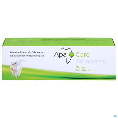 Sie sehen eine Packung Zahnpaste Apacare Reminieralisierende Zahncreme 75ml, Produktbild: 01 Zahnpaste Apacare Reminieralisierende Zahncreme 75ml, A-Nr.: 3821016 - 01