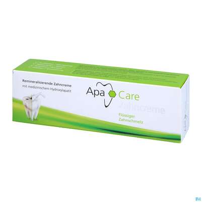 Sie sehen eine Packung Zahnpaste Apacare Reminieralisierende Zahncreme 75ml, Produktbild: 02 Zahnpaste Apacare Reminieralisierende Zahncreme 75ml, A-Nr.: 3821016 - 02