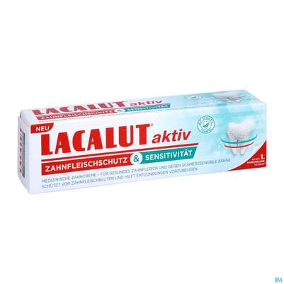 Zahnpaste Laculat Activ Zahnfleischschutz +sensitivitaet 75ml, A-Nr.: 5375058 - 03